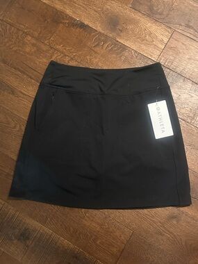 New Athleta Tee time Skort 17” Black NWT Skirt